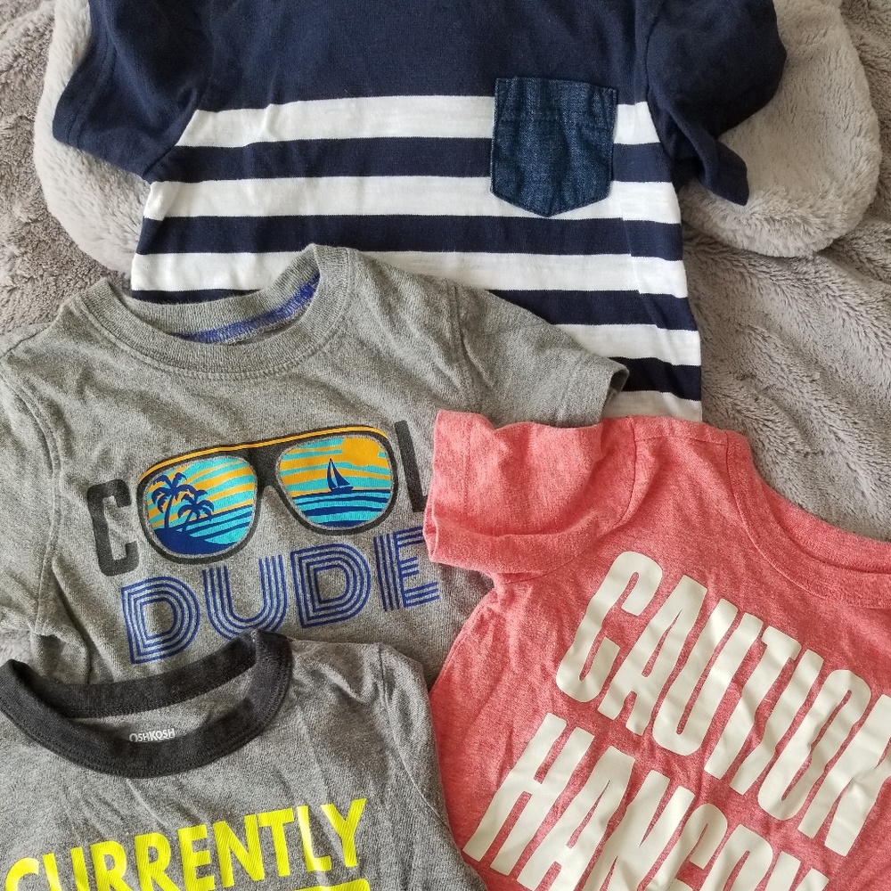 4 boys shirts